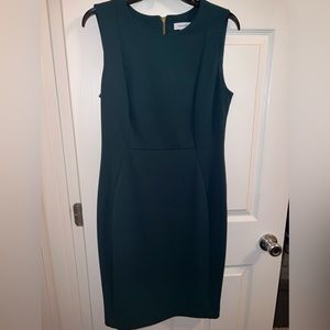 Calvin Klein Emerald Green Dress